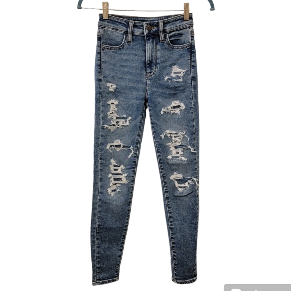 American Eagle Super Hi-Rise Jegging Women's Size 000